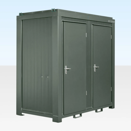 1+1 Double Mains Toilet 8Ft x 5Ft (Bottle Green)