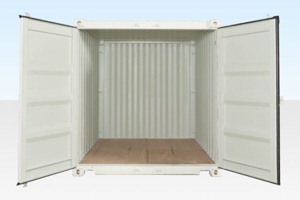 10Ft X 8Ft Shipping Container (One Trip) – White - Image 4