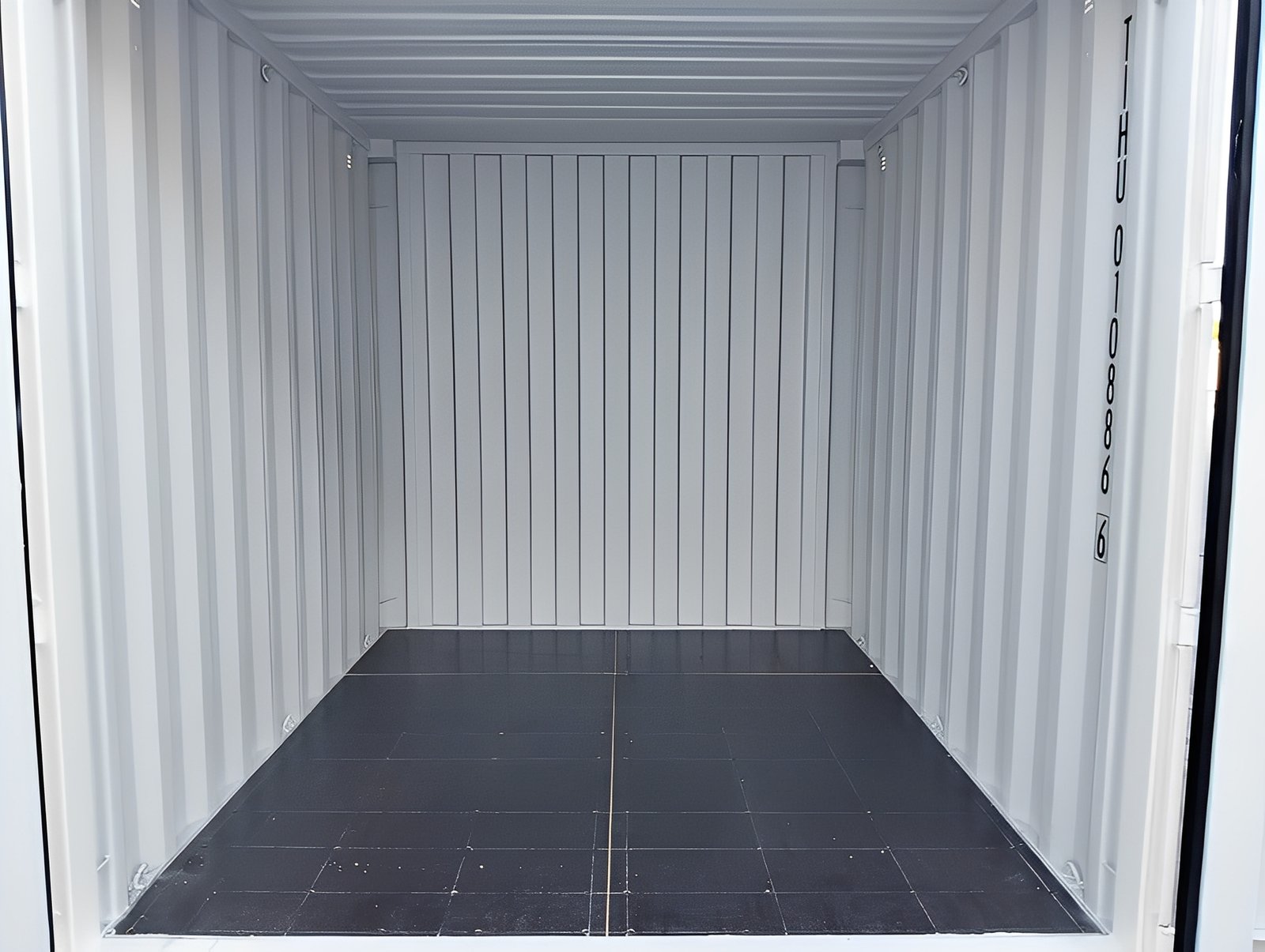 10Ft X 8Ft Shipping Container (One Trip) – White - Image 3