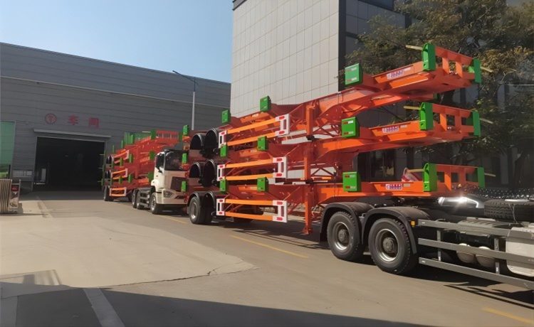 20ft 2 Axle Skeletal Cart Trailer - Image 2