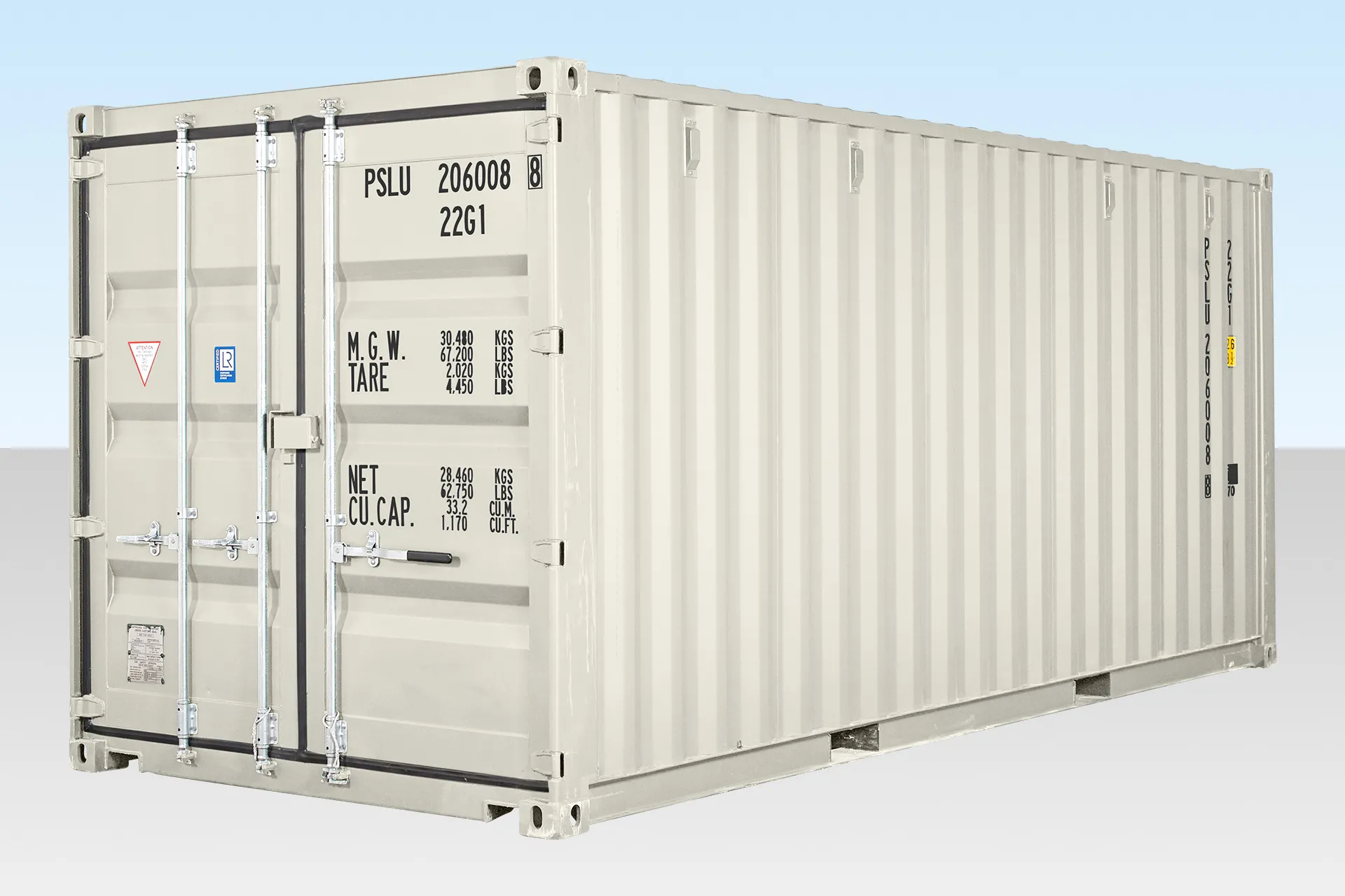 20Ft Shipping Container (One Trip) – White - Image 5