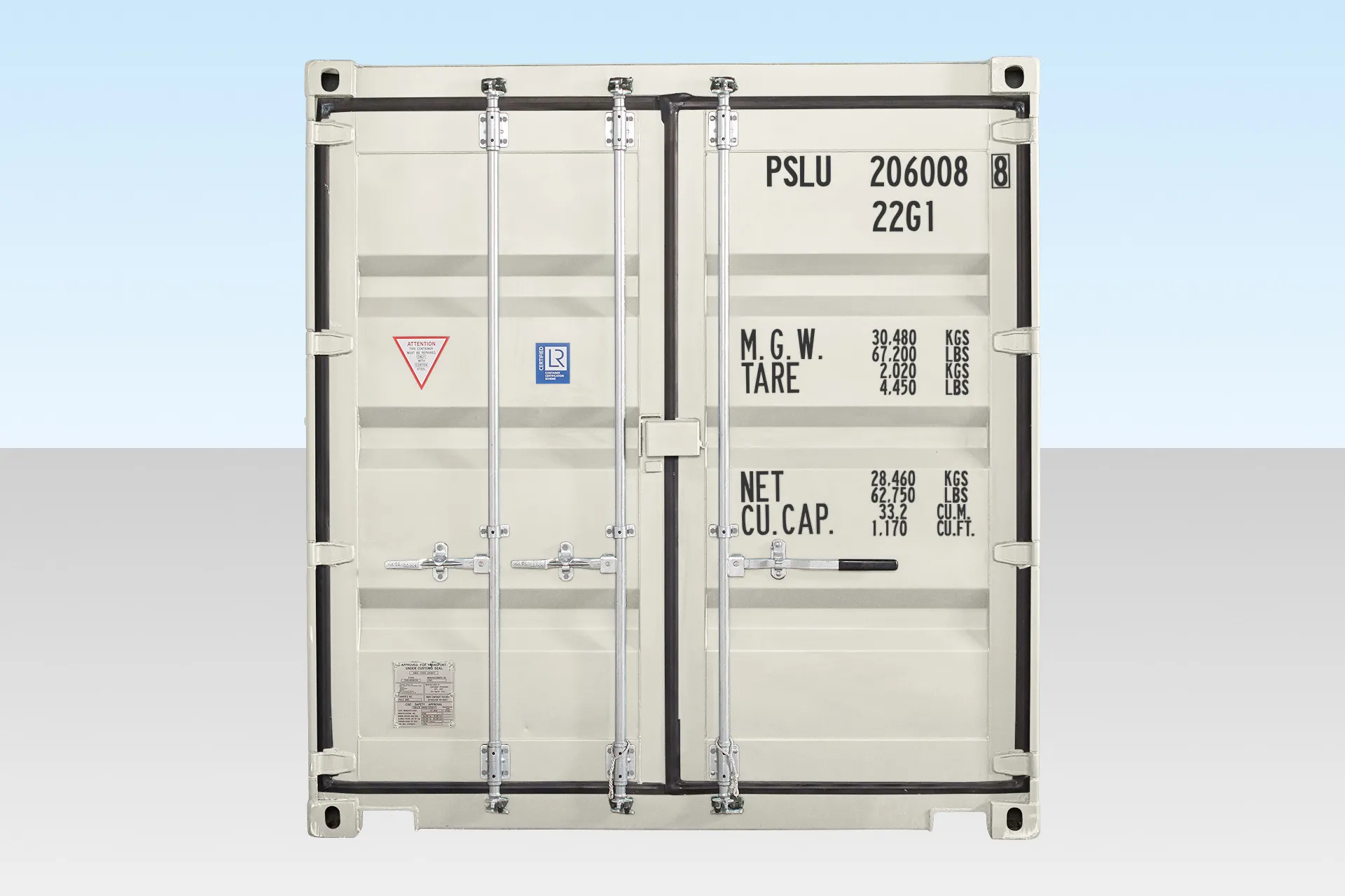 20Ft Shipping Container (One Trip) – White - Image 7