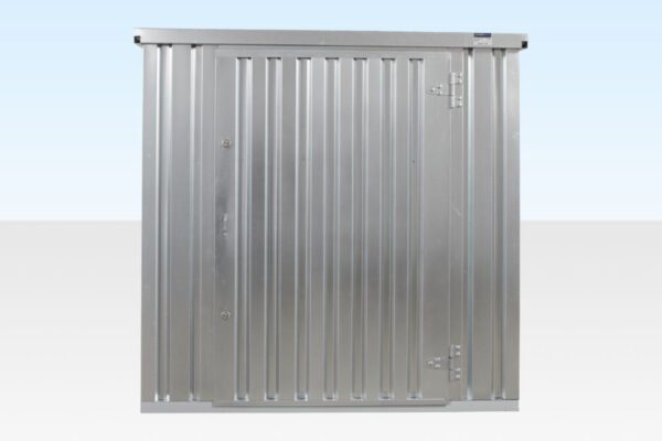 3M X 2.1M Flat Pack Storage Containers – Galvanised - Image 2
