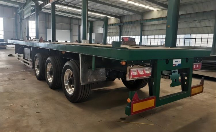 3 Axle Flatbed Trailer with Air Suspension - Image 3