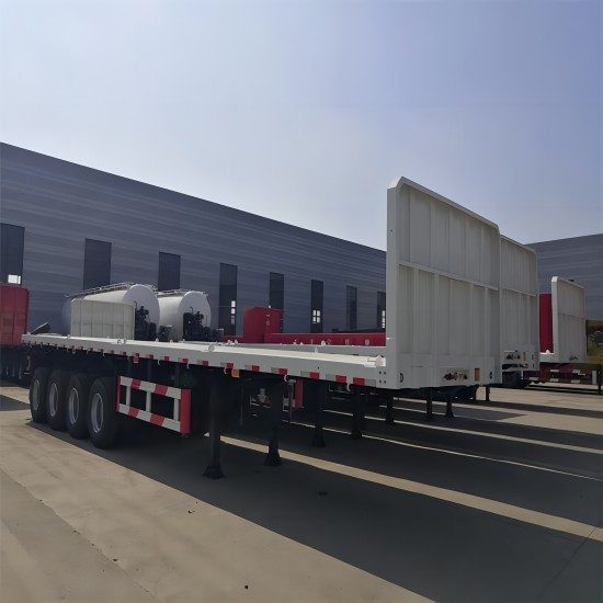 4 Axle Semi Flatbed Trailer - Image 4