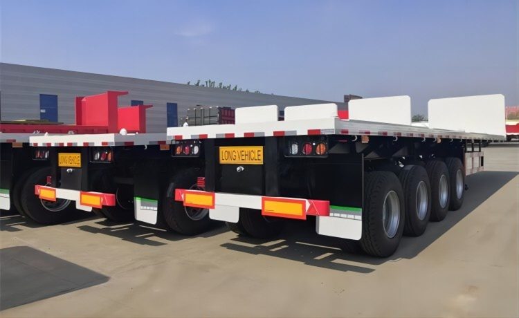 4 Axle Semi Flatbed Trailer - Image 6