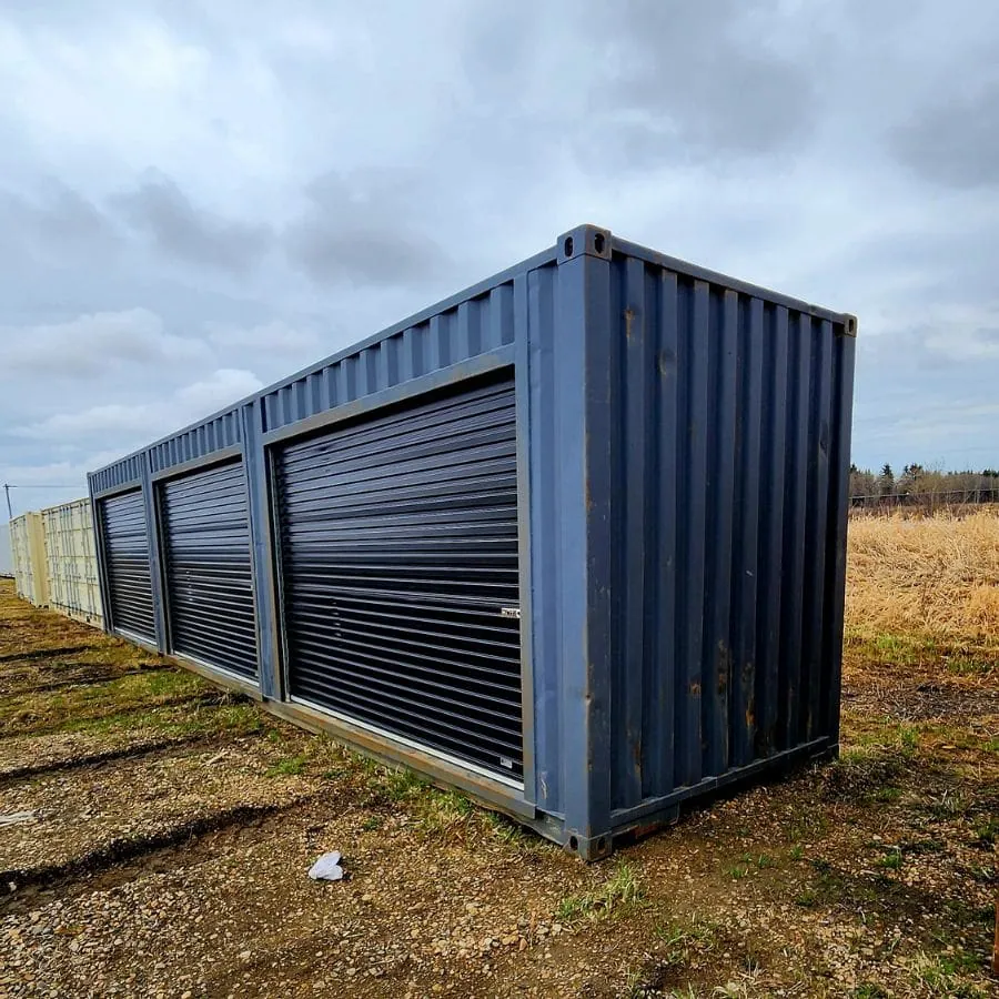 40ft Container with 3 Side Roll-Up Doors - Image 3
