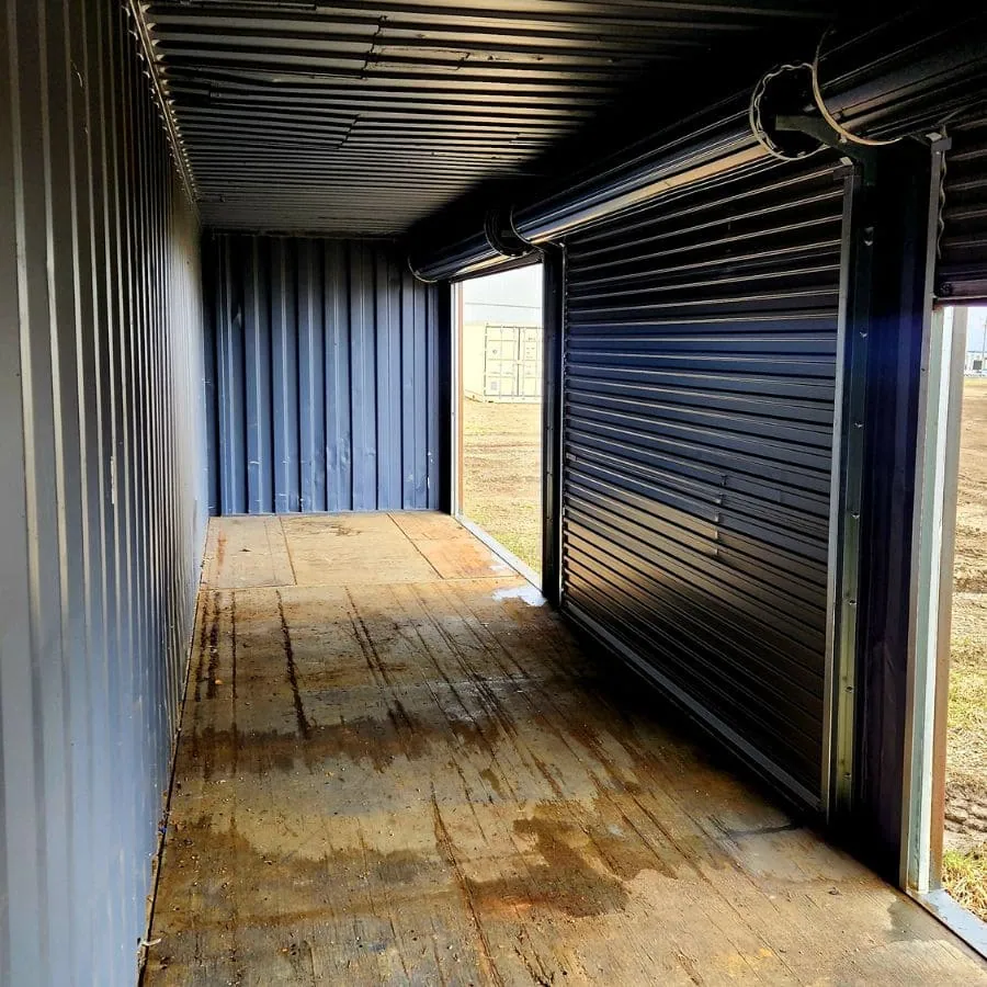 40ft Container with 3 Side Roll-Up Doors - Image 2
