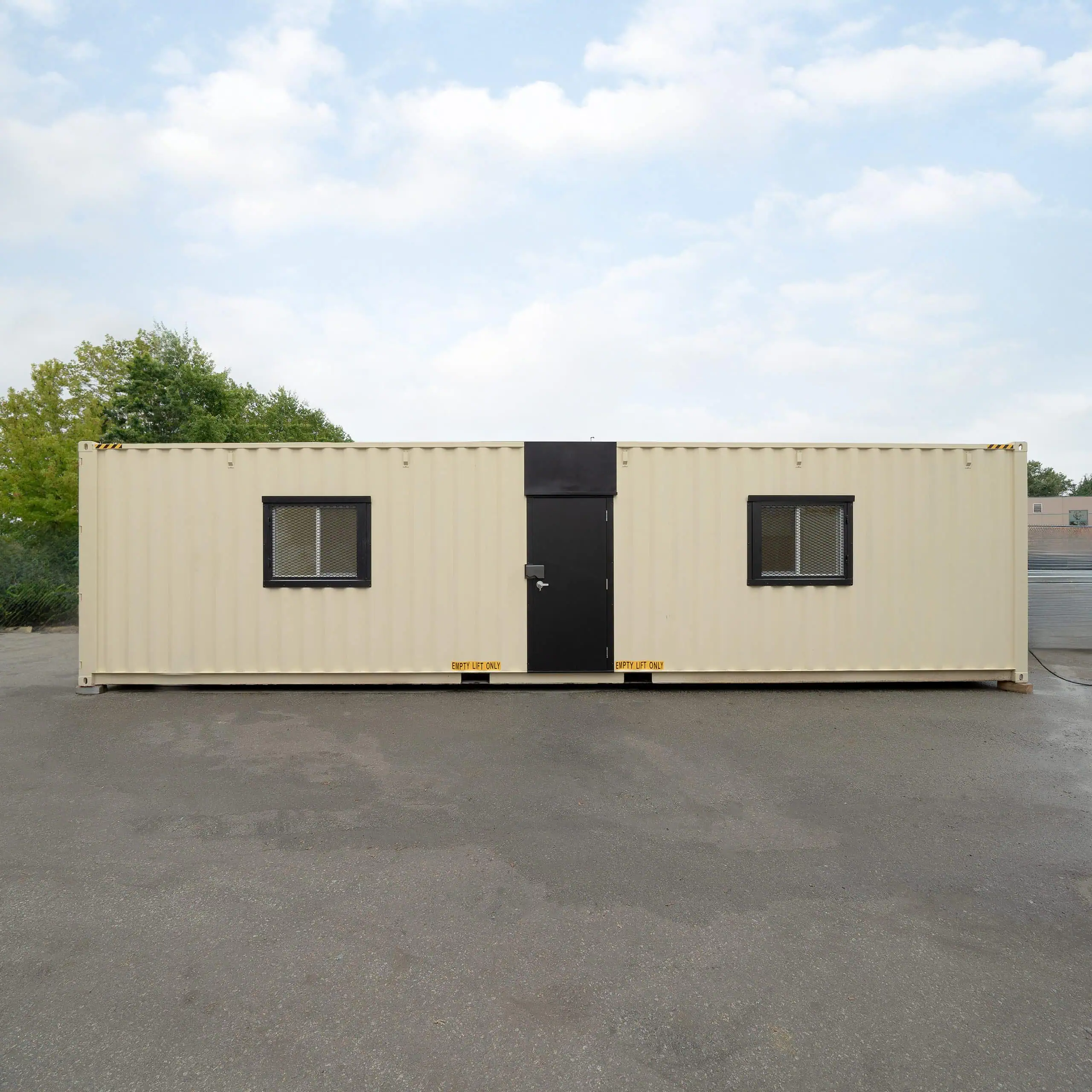 40’HC Office Container – Vinyl Drywall Finished