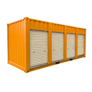 40ft High Cube Container with 4 Roll-Up Side Doors - Image 2