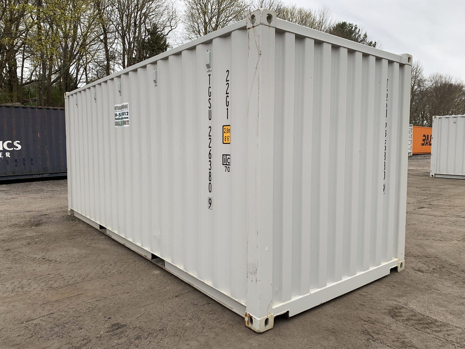 New 20ft x 8ft Grey Shipping/Storage Container - Image 2
