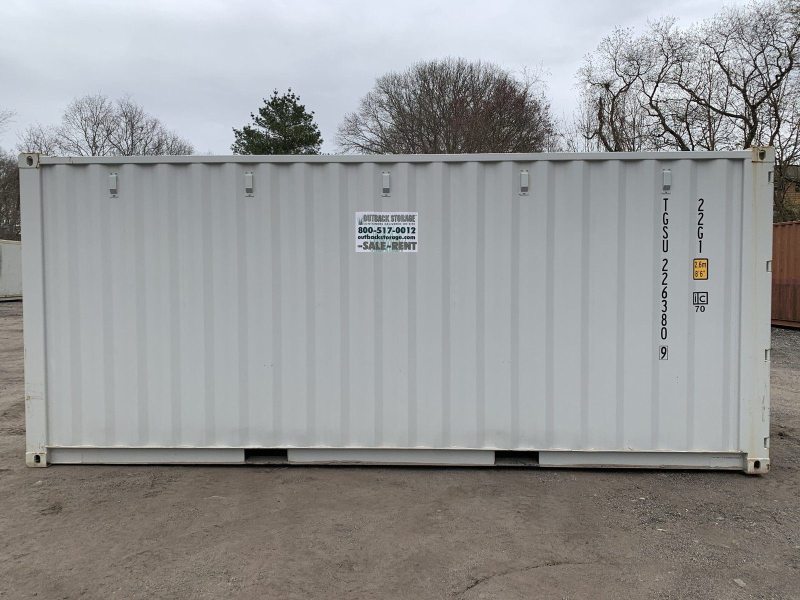 New 20ft x 8ft Grey Shipping/Storage Container - Image 4