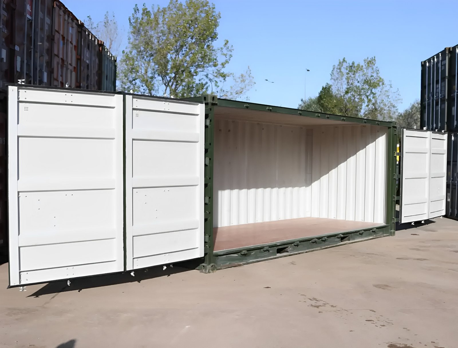 Used 20Ft Open Side / Full Side Access Container - Image 2