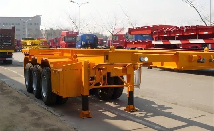 40Ft 3 Axle Skeletal Container Trailer - Image 5